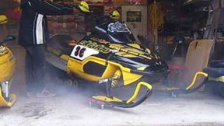 2002 mxz 700 /Stock can VS Snostuff can