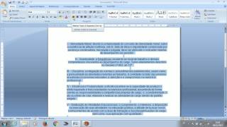 Justificar um texto