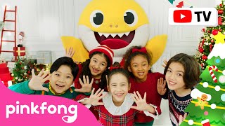 [4K]Tiburones de Navidad | Baby Shark | Villancicos | Pinkfong Canta & Baila | Canciones ​Infantiles