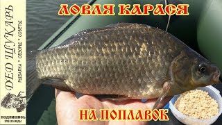 Простая рыбалка на карася. Ловля на поплавок