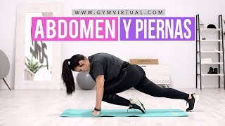 Eliminar grasa del abdomen y tonificar piernas | 10 minutos