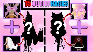 15 OUTFIT HACKS IN ROYALE HIGH I Roblox: Royale High