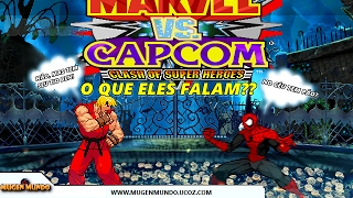 O que eles falam ?? - Special Marvel vs Capcom (PTBR) #Mugen #AndroidMugen #MugenAndroid @MugenMundo