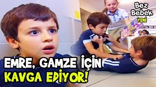 EMRE, GAMZE İÇİN KAVGA EDİYOR! - Bez Bebek Eğlenceli Videolar