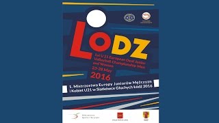 W UKR-ITA 3:1  1st U21 European Deaf Volleyball Championship Men and Women LODZ, 23-28 May 2016