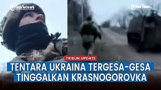 FULL Video Pasukan Ukraina Buru-buru Selamatkan Diri Di Bawah Tembakan Rusia