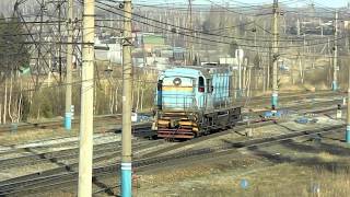 ТГМ6Д-0221 и ТЭМ7А-0128, маневры ст.Ревда