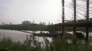 Уничтожение одного из крупнейших мостов в Китае