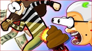 ВОРИШКА БОБ НОВАЯ СЕРИЯ ЧАСТЬ ПРИКОЛЫ Мультик игра для детей про воришку боба Robbery Bob