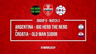 Argentina vs Croatia | BigHerbTheNerd vs OldManSudor | Football Manager 2018 | #FMWorldCup