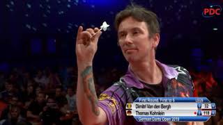 2019 German Darts Open Round 1 van den Bergh vs Kohnlein