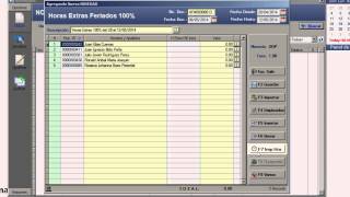 RomaySoft | Nomina | Horas Extras e Inasistencia