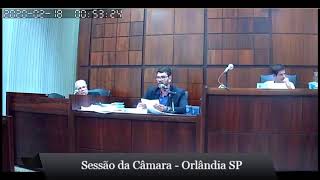 Sessão Ordinária da Câmara Orlândia SP - 17/02/2020