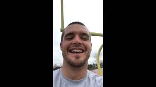 Derek Carr Offseason #1 Video - On the field with Davante Adams of the Packers