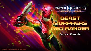 Power Rangers: Legacy Wars (Beast Morphers) Devon Daniels - Beast Morphers Red Ranger (Moveset)