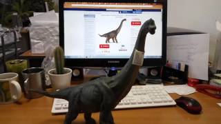 Брахиозавр 39 см Brachiosaurus — фигурка-игрушка динозавра Papo 55030