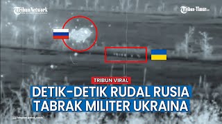 Tepat Sasaran! Rudal Rusia Serang Barisan Infanteri Ukraina yang Jalan Beriringan