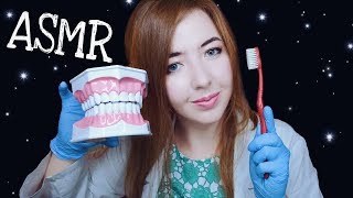 АСМР ролевая игра ОСМОТРЮ ТВОИ ЗУБКИ ? | СТОМАТОЛОГ ? | ASMR role play DENTIST