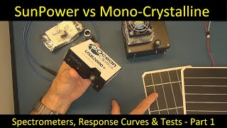 Solar Panel Spectral Response - Part 1 - SunPower vs Mono-Crystalline