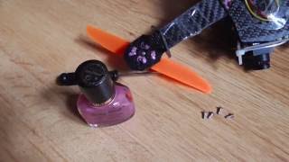 Nail polish as Threadlocker (Quadcopter)