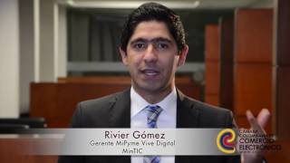 Rivier Gómez, Gerente de Mipyme Vive Digital de MinTIC te invita a comprar en Cyberlunes