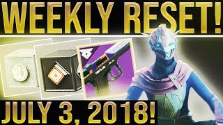 Destiny 2. FACTION RALLY WINNER! Weekly Reset 7-3-2018, Nightfall, New Inventory, Bundles & More!