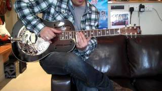 Delta Charleston Wood Bodied Resonator Guitar Demo