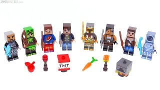 LEGO Minecraft Skin Packs 1 & 2 reviewed!