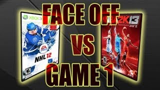 NBA 2K13 Vs NHL 12 Face Off - Game 1 NBA 2K13 All Star Game!