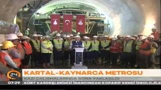 Kadir Topbaş Kartal Kaynarca Metro Projesini İnceledi