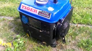 Generator tiger TG950 start
