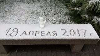 Апрельский снег на пер.Воробьева - elitki.com