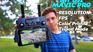 DJI MAVIC PRO | SETTINGS, COLOR PROFILE, FPS & 4K | Zack Bergman