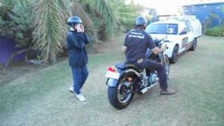 Hunter Motorcycles Daytona with Jethro