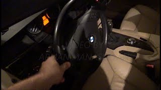 BMW E60   5 SERIES   ЗВУК ОТ КРЕСТОВИНЫ РУЛЯ  СЛАБОЕ  МЕСТО