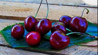 Сочная и любимая черешня.  Juicy and favorite cherries.