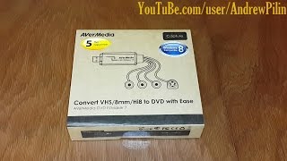 Видеозахват Аналогового Видео Внешний AVerMedia DVD EZMaker 7 USB