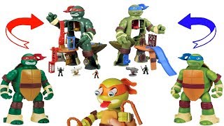 Teenage Mutant Ninja Turtles TMNT Micro Mutants Leonard Playset