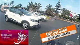 MotoVlog #8  : 300 subscriber thanks to MotorKout & Happy aid
