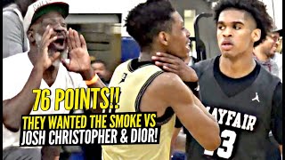 They Wanted SMOKE vs Josh Christopher & Dior Johnson! Josh & Dior CRAZY 76 Points But Was It Enough?