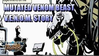 THE STORY BEHIND GROCK'S V.E.N.O.M. MUTATED VENOM BEAST SKIN ? MOBILE LEGENDS COMICS