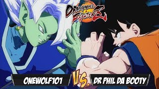 OneWolf101(21/Fused Zamasu/16) Fights Dr. Phil Da Booty(Base Vegeta/Base Goku/SSJ Goku)[DBFZ]