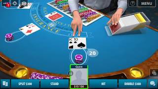 Blackjack/Xì Zách kiểu Mỹ: Hôm nay hên vãi, 2 ván xì zách