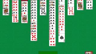 Пасьянс Паук [Spider Solitaire] (Сложная игра: 4 масти, 4 couleurs, No Ctrl+Z) - Live-stream