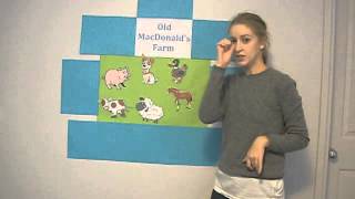 Old MacDonald Key Word Signs