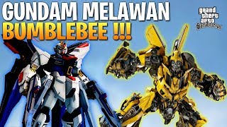 BUMBLEBEE BERTARUNG MELAWAN GUNDAM, SPONGEBOB SEDIH - GTA Lucu Spongebob