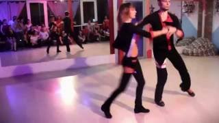 2015 11 07 Пионерская вечеринка Шоу преподавателей Евгений Корнеев   Ника Карева
