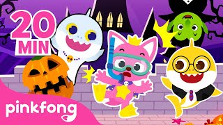 ¡Ya llegó Halloween! | Jugando al Escondite en Halloween con Tiburón Bebé | Pinkfong