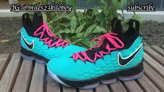Nike Lebron 15 "South Beach" Custom