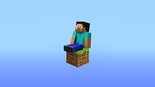 HOW TO SURVIVE ON THIS FLOATING ISLAND! (Minecraft Skyblock)